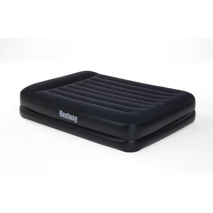 Надувная кровать BESTWAY TRITECH 152х203х46см с подголовником, встроенный насос 220V 67403 BW